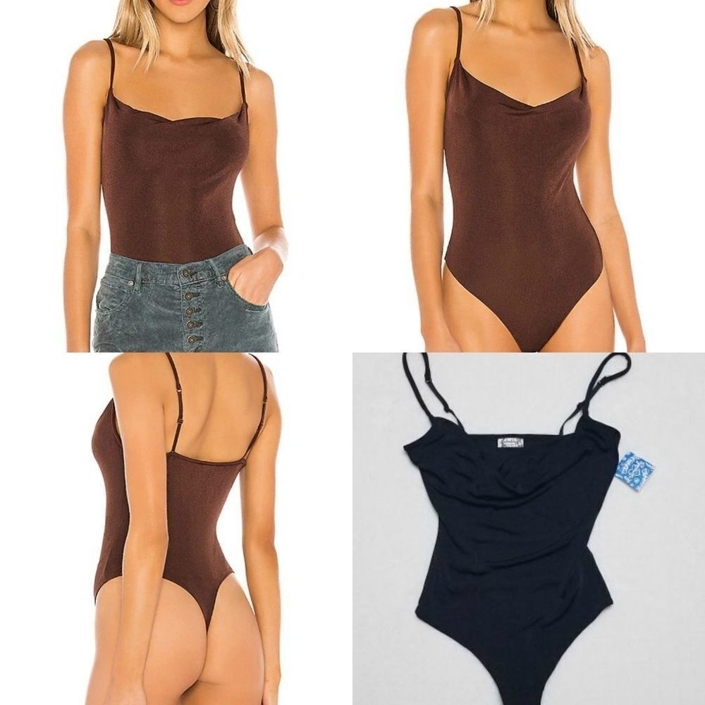 𝅺Free People Intimately Cowls In The Club Bodysuit XS